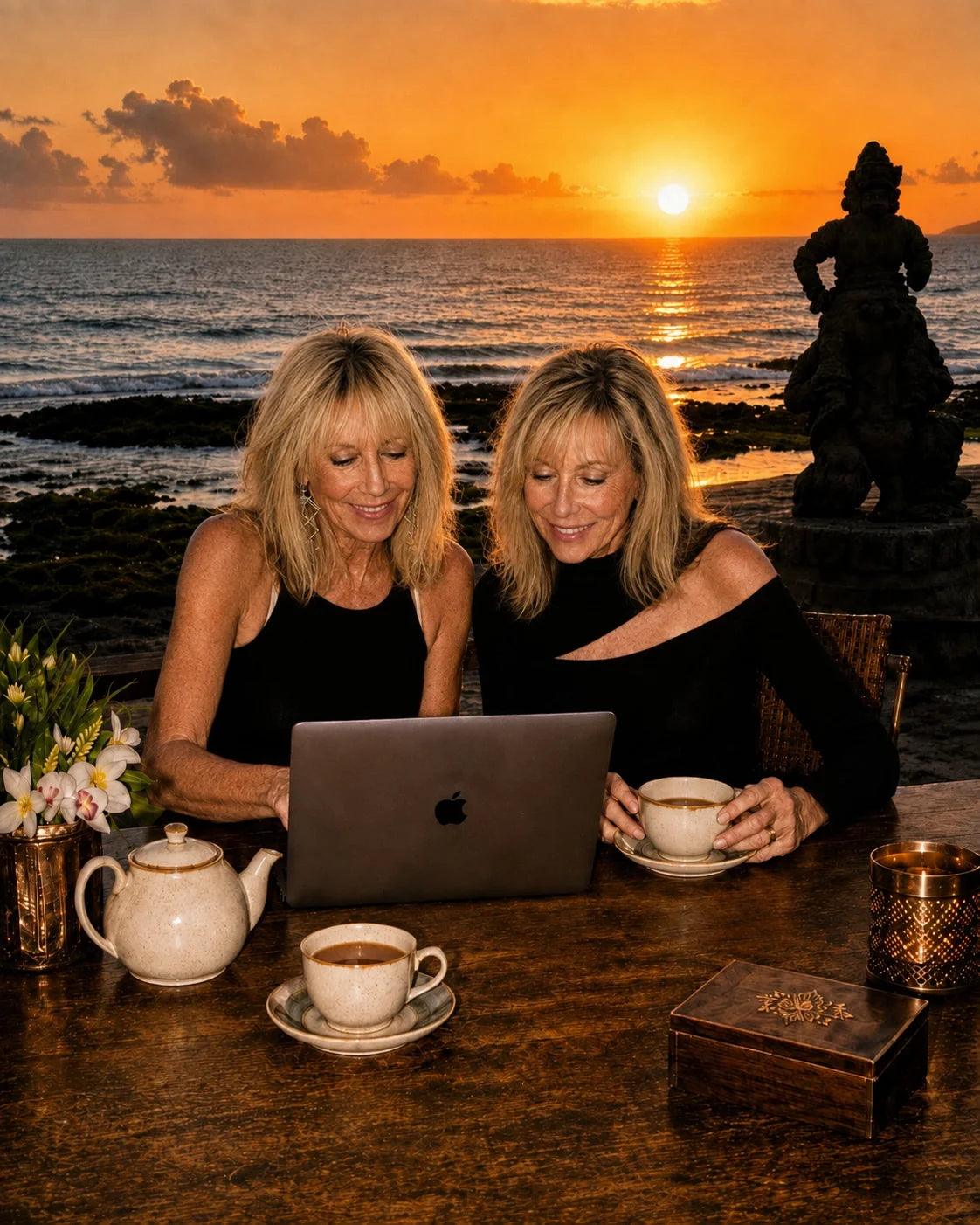 Planning a personal Bali travel guide at sunset